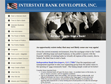 Tablet Screenshot of independentbankdevelopers.com